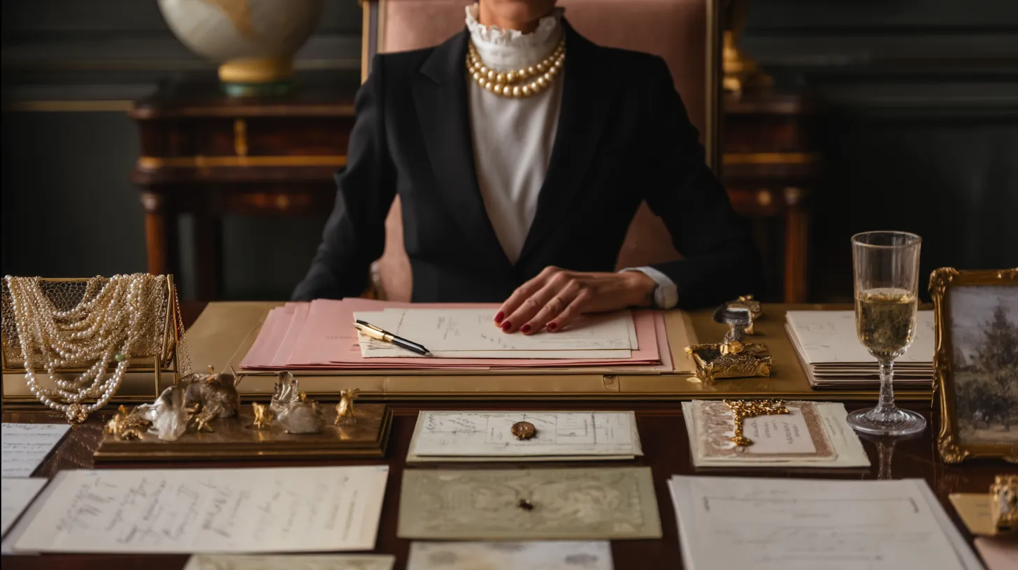 Estate executor reviewing fee schedules and compensation